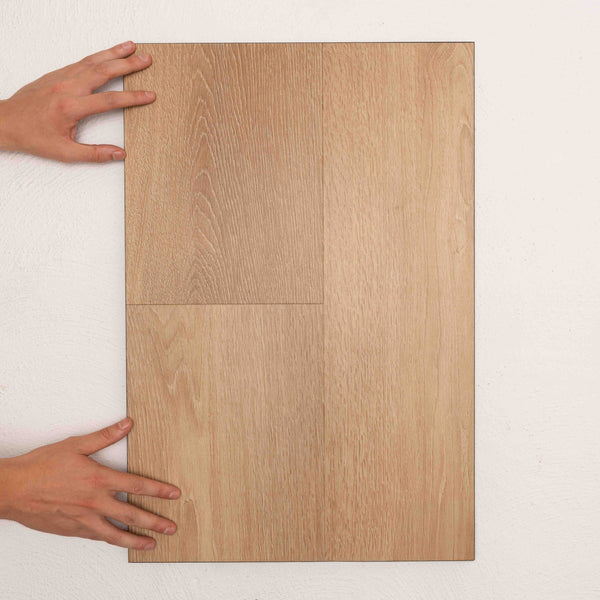 Front view of Autumn Oak Vision Vinyl Planks 5mm in Autumn Oak colour warm tone vinyl flooring plank sample