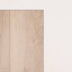 Profile view of Brushed Oak Sterling Vinyl Plank 1220x229x3mm in Brushed Oak colour warm tone vinyl flooring plank sample