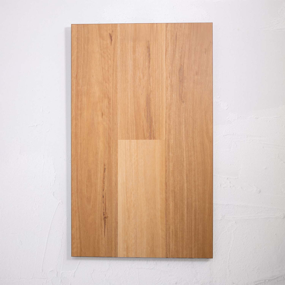 Top-down view of Coastal Blackbutt SPC Hybrid Floorboards 5+1.5mm in Coastal Blackbutt colour dark shade hybrid flooring sample