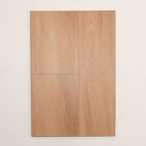 Profile view of Coastal Spotted Gum Sterling Vinyl Plank 1220x229x3mm in Coastal Spotted colour warm tone vinyl flooring plank sample