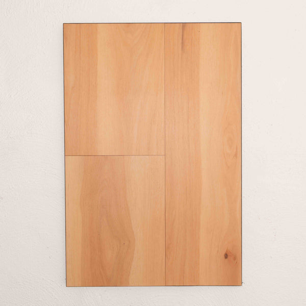 Perspective view of Hickory Sterling Vinyl Plank 1220x229x3mm in Hickory Sterling colour medium tone vinyl flooring plank sample