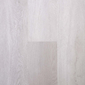 Full view of Light Grey SPC Hybrid Floorboards 5+1.5mm in Light Grey colour light tone hybrid flooring sample