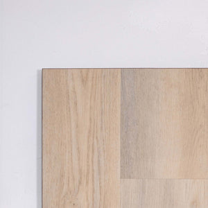 Flat lay of Lime Ash SPC Hybrid Floorboards 7.5+2mm in Lime Ash colour neutral tone hybrid flooring sample