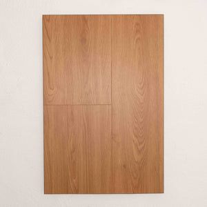 Flat lay of Manila Oak Vision Vinyl 5mm in Manila Oak colour warm tone vinyl flooring plank sample