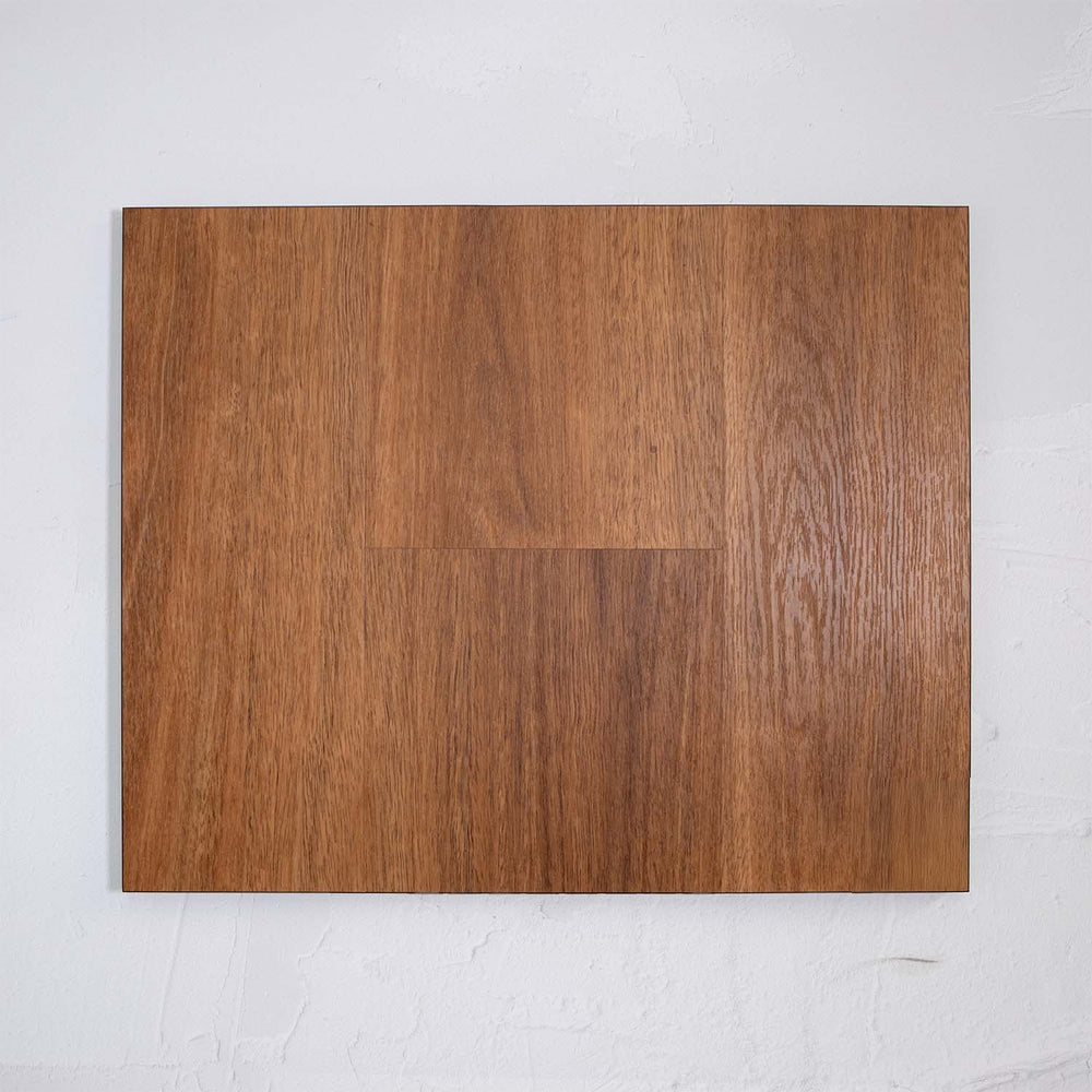 Front view of Pacific Spotted Gum SPC Hybrid Floorboards 7.5+2mm in Pacific Spotted colour warm tone hybrid flooring sample