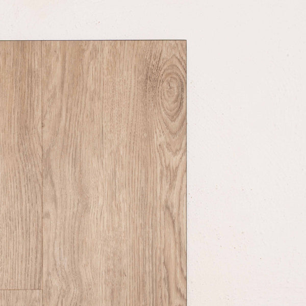 Full view of Pearl Oak Vision Vinyl 5mm in Pearl Oak colour light tone vinyl flooring plank sample