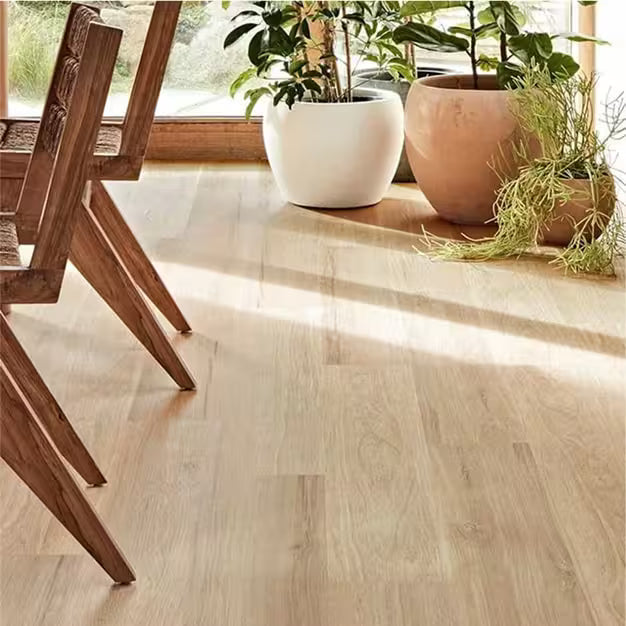 Hybrid flooring installed