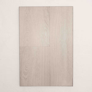 Perspective view of Silver White Allure Vinyl Plank 1423x229x4.5mm in Silver White colour light tone vinyl flooring plank sample