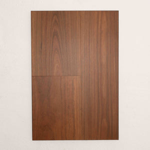 Front view of Spotted Gum Sterling Vinyl Plank 1220x229x3mm in Spotted Gum colour warm tone vinyl flooring plank sample