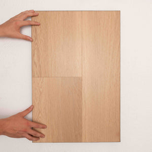 Profile view of Spring Oak Vision Vinyl Planks 5mm in Spring Oak colour warm tone vinyl flooring plank sample