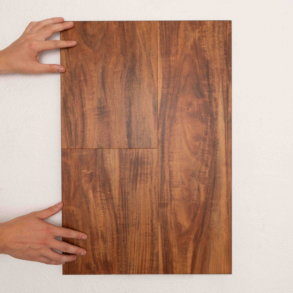 Profile view of Sydney Blue Gum Vision Vinyl 5mm in Sydney Blue colour cool tone vinyl flooring plank sample