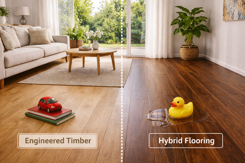 Hybrid Flooring vs Engineered Timber: Complete Australian Guide