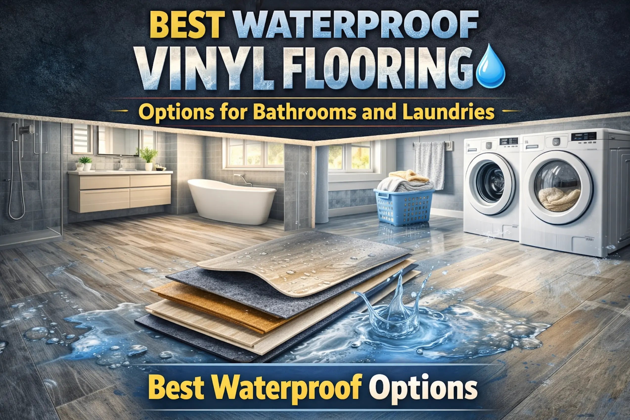 Best Waterproof Vinyl Flooring Options for Bathrooms and Laundries Hybrid Floors Australia