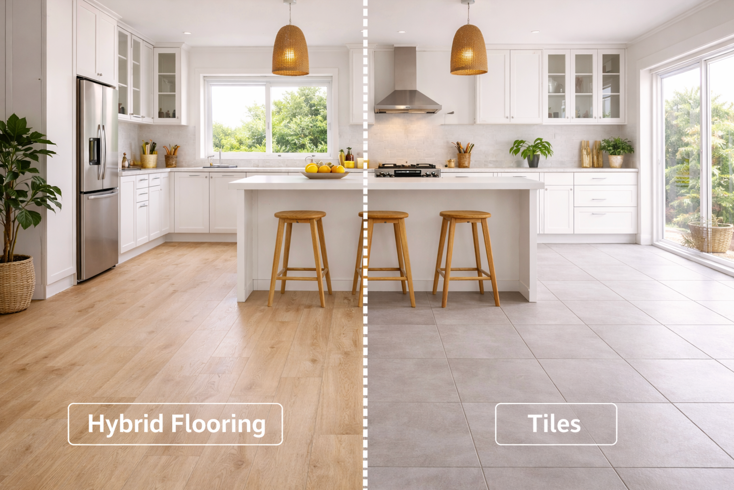 Hybrid Flooring vs Tiles: A Complete Comparison