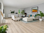 White Washed Oak luxury vinyl plank flooring room scene