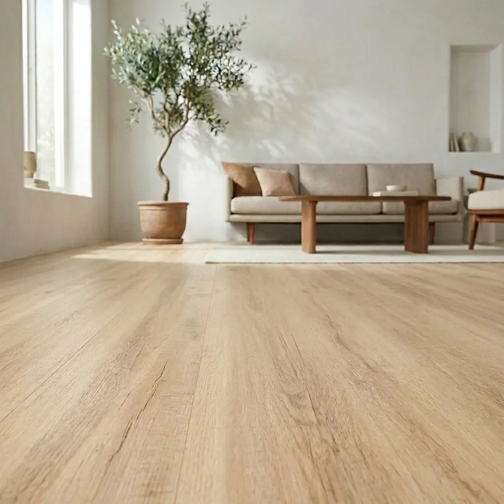 Rainbow Beach luxury vinyl plank flooring room scene