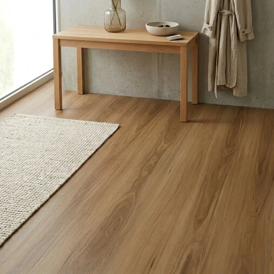Pale Blackbutt Luxury Vinyl Plank Flooring 4.5mm