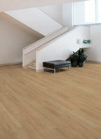 Natural Blackbutt luxury vinyl plank flooring room scene