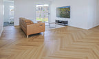 Sandlight herringbone luxury vinyl plank flooring room scene