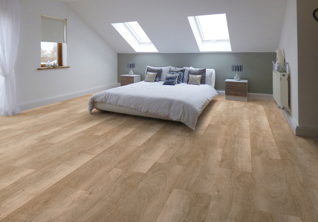 McKenzie luxury vinyl plank flooring room scene