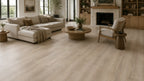 Misty Morning luxury vinyl plank flooring room scene
