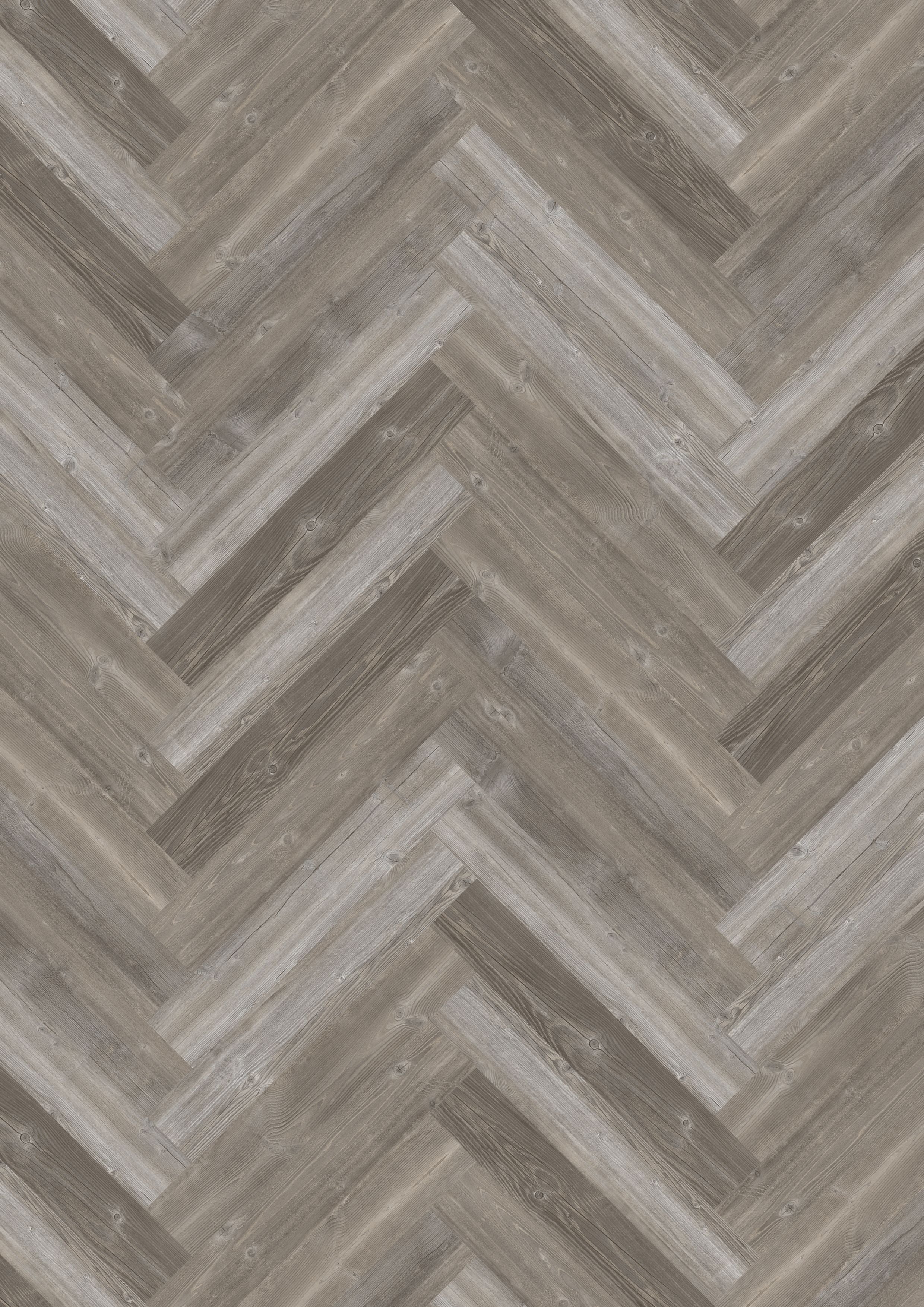 Grey River Pine herringbone luxury vinyl plank flooring