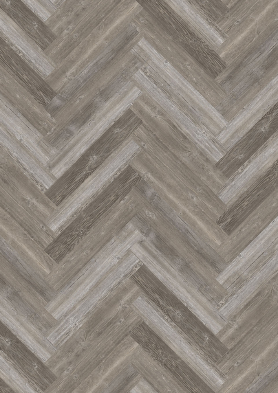 Grey River Pine Herringbone Luxury Vinyl Plank 4.5mm