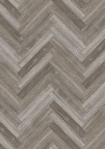 Grey River Pine Herringbone Luxury Vinyl Plank 4.5mm