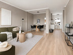Weathered Oak luxury vinyl plank flooring room scene