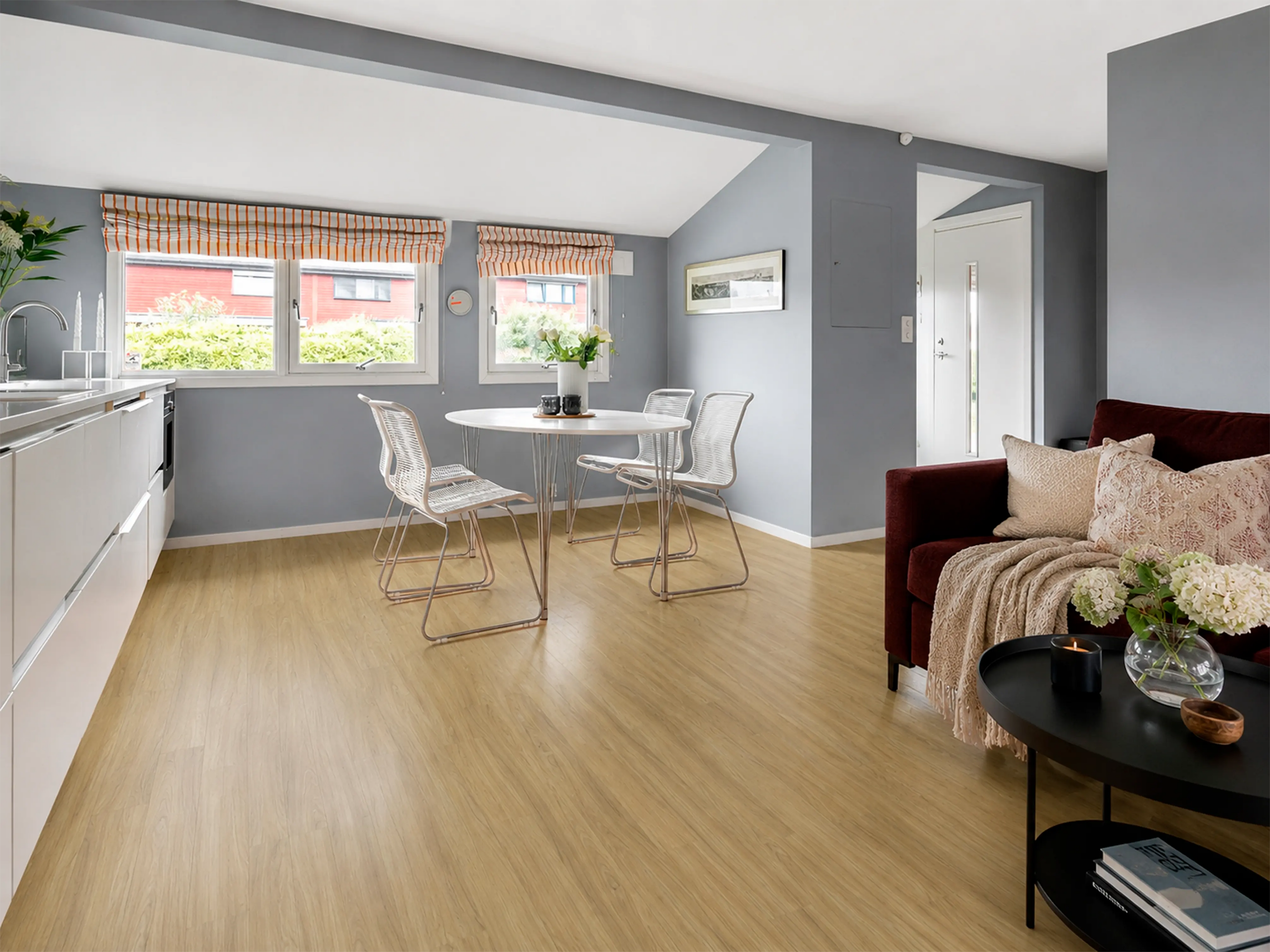 Riverside Spotted Gum luxury vinyl plank flooring room scene