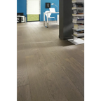 Profile view of Apolo Grey Engineered Timber Plank 15.3mm in Apolo Grey colour neutral tone timber flooring sample