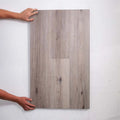 Side view of Ash Cliff SPC Hybrid Floorboards 5+1.5mm in Ash Cliff colour neutral tone hybrid flooring sample