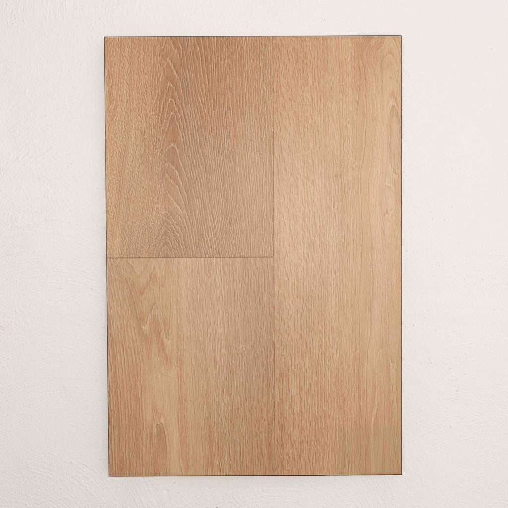 Flat lay of Autumn Oak Vision Vinyl Planks 5mm in Autumn Oak colour warm tone vinyl flooring plank sample