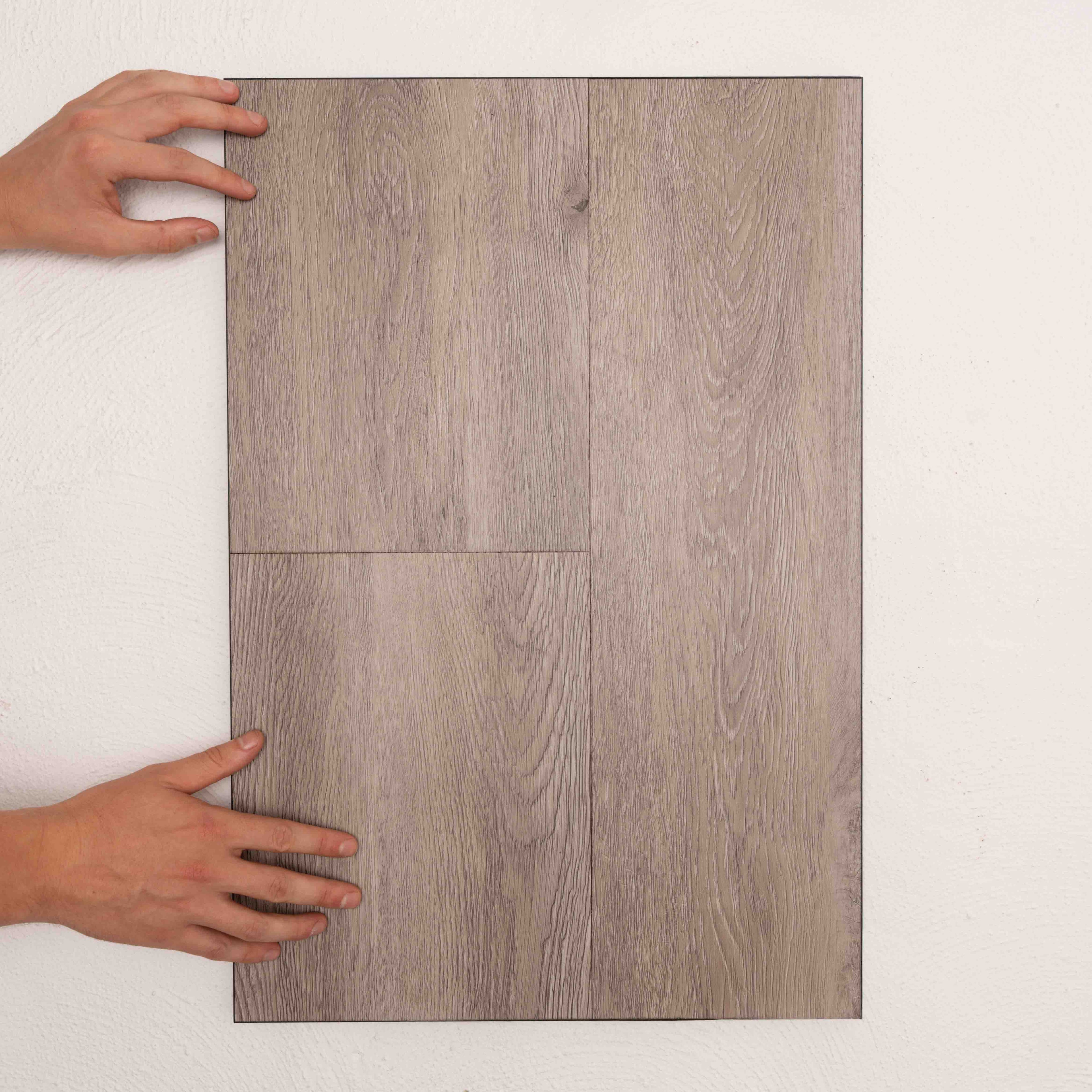 Close-up of Baltic Grey Sterling Vinyl Plank 1220x229x3mm in Baltic Grey colour neutral tone vinyl flooring plank sample