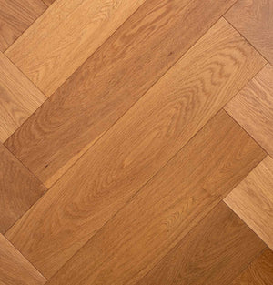 Natural Limed Engineered Hybrid Floorboards iDesign Herringbone 15.3mm