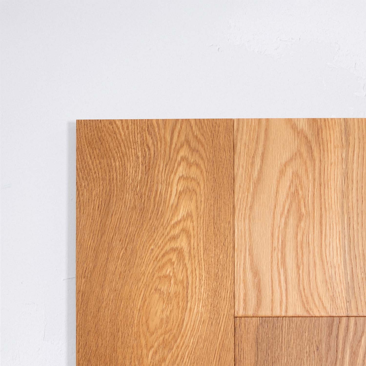 Front view of Beige Ash Engineered Timber Plank 15.3mm in Beige Ash colour neutral tone timber flooring sample