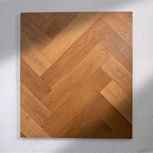 Natural Limed Engineered Hybrid Floorboards iDesign Herringbone 15.3mm