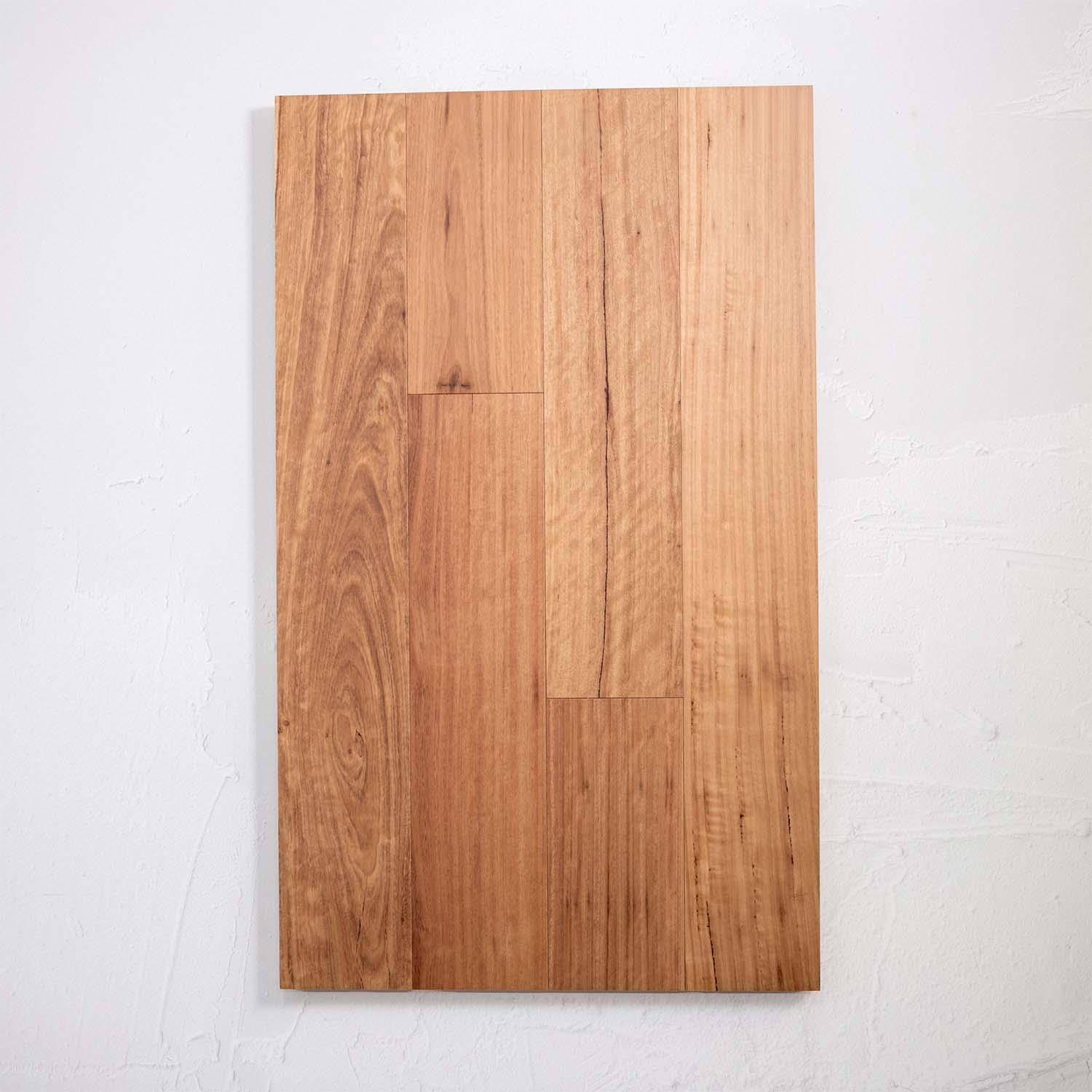 Top-down view of Blackbutt Australian Hardwood 14.3mm in Blackbutt Australian colour dark shade timber flooring sample