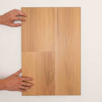 Top-down view of Black Butt Vision Vinyl 5mm in Black Butt colour dark shade vinyl flooring plank sample