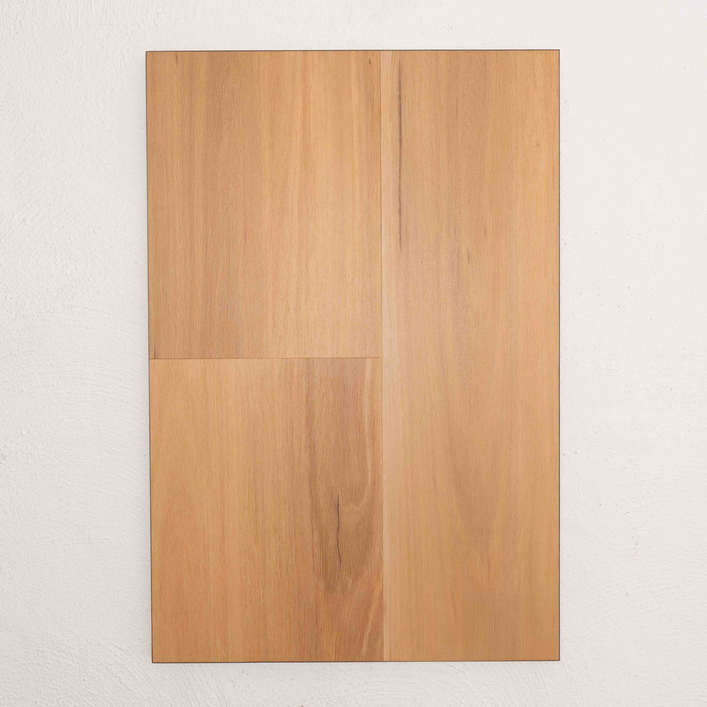 Side view of Black Butt Vision Vinyl 5mm in Black Butt colour dark shade vinyl flooring plank sample