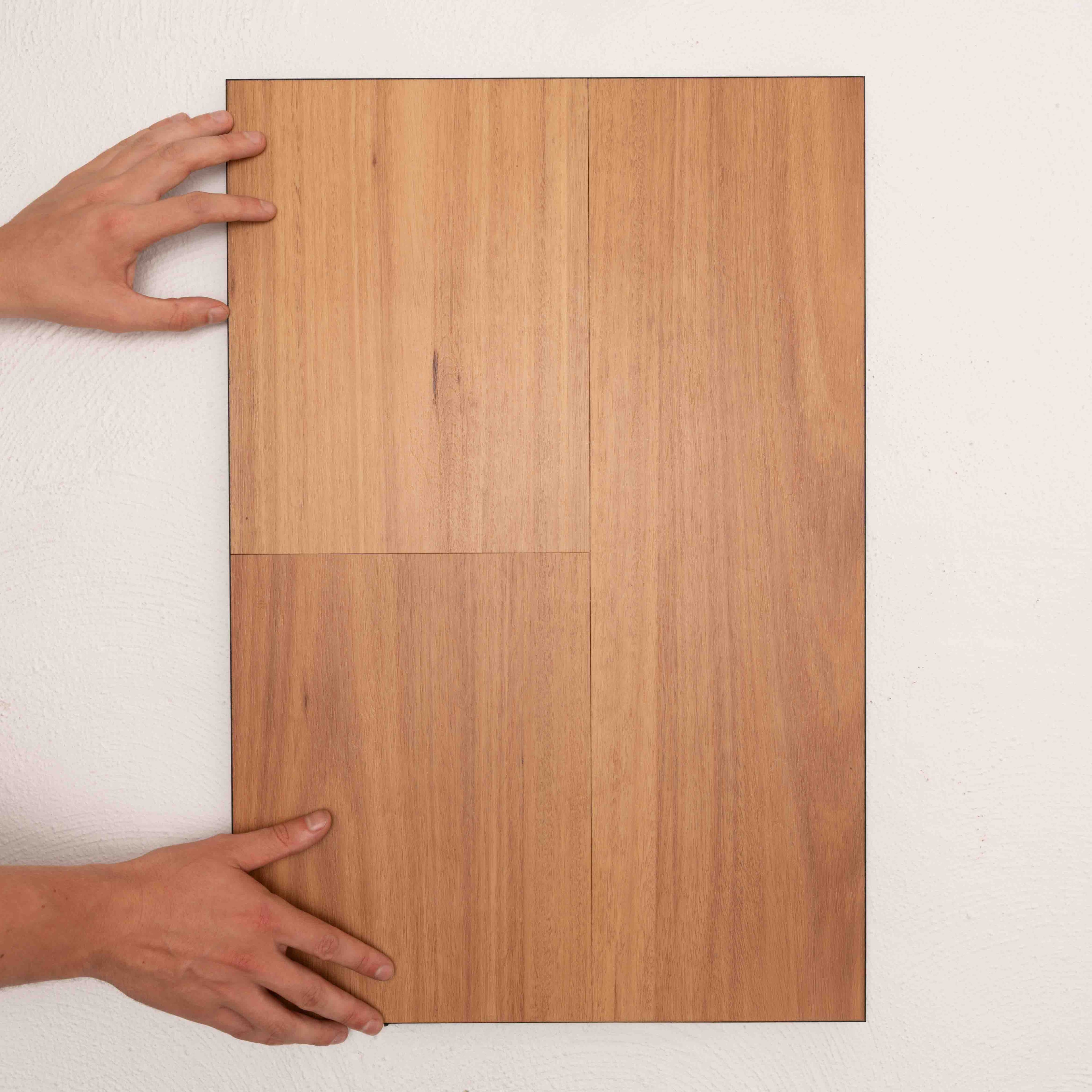 Full view of Black Butt Allure Vinyl Plank 1423x229x4.5mm in Black Butt colour dark shade vinyl flooring plank sample