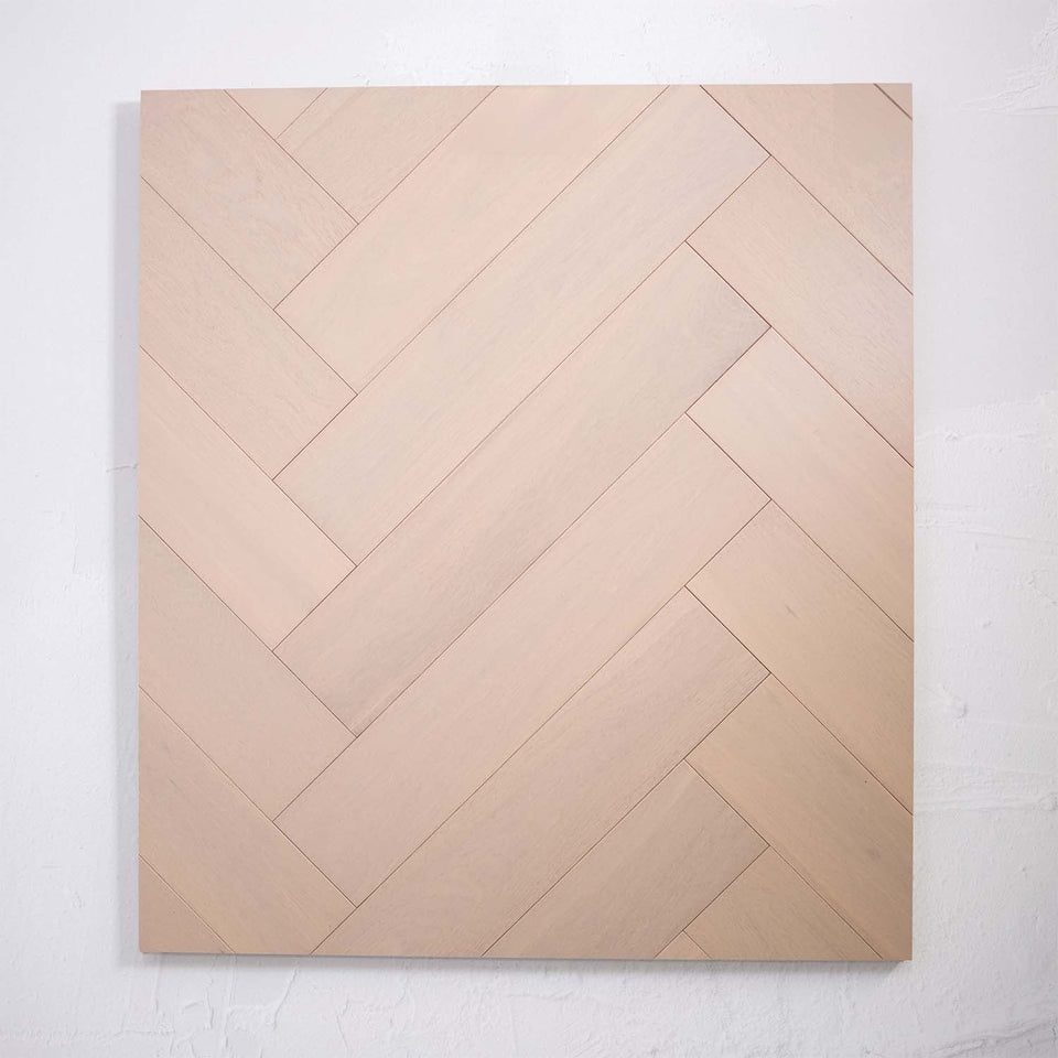 Casper White Engineered Timber Herringbone 15.3mm