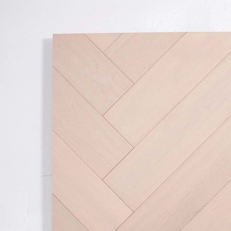Casper White Engineered Timber Herringbone 15.3mm