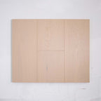 Angled view of Casper White Engineered Timber Plank 15.3mm in Casper White colour light tone timber flooring sample