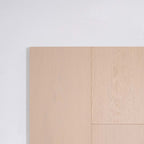 Detailed view of Casper White Engineered Timber Plank 15.3mm in Casper White colour light tone timber flooring sample