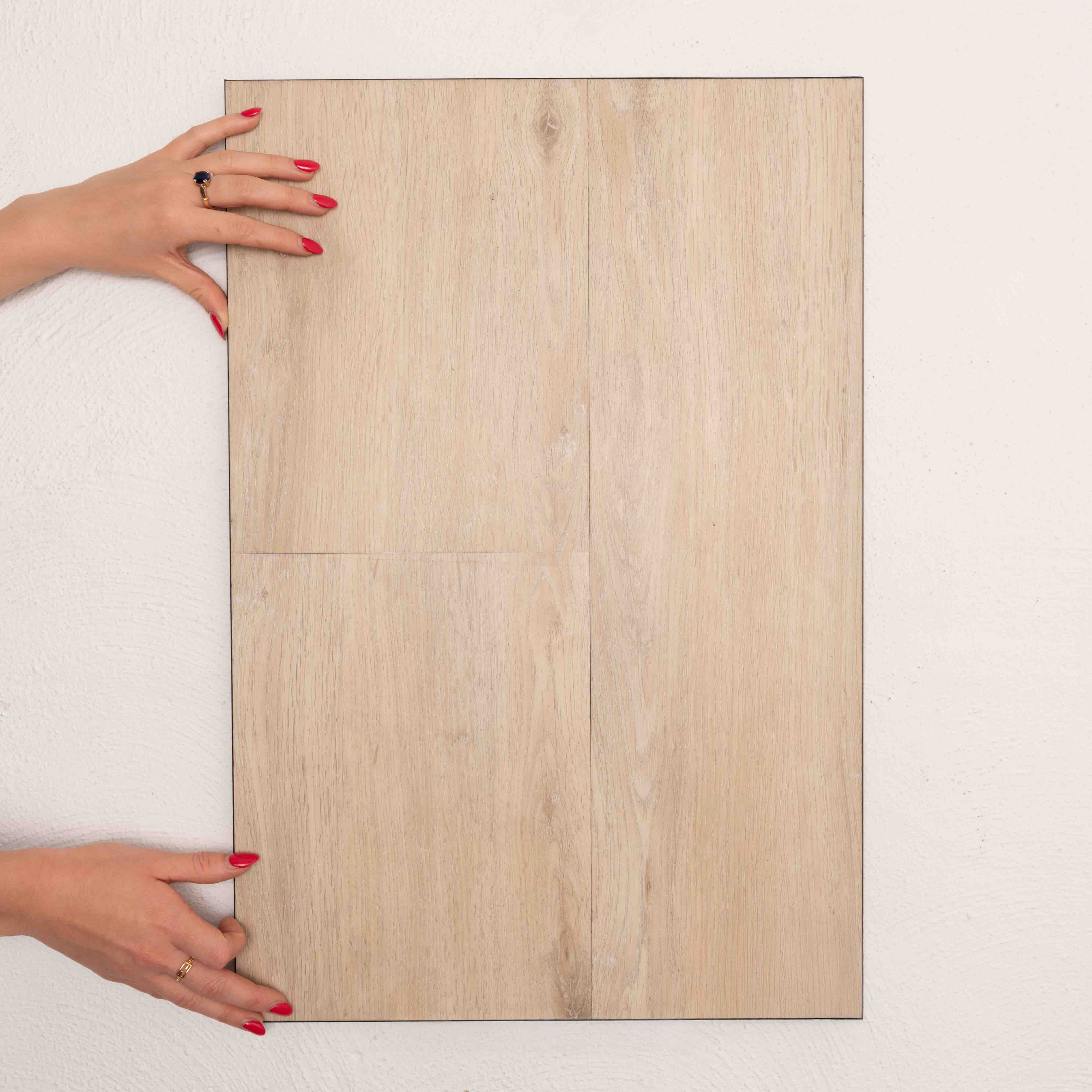 Detailed view of Coastal Limed Oak Sterling Vinyl Plank 1220x229x3mm in Coastal Limed colour medium tone vinyl flooring plank sample