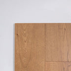 Close-up of Coral Sand Engineered Timber Plank 15.3mm in Coral Sand colour warm tone timber flooring sample