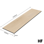 Close-up of Midnight Oak Vision Vinyl 5mm in Midnight Oak colour dark shade vinyl flooring plank sample