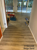 Beige Sand SPC Hybrid Floorboards 5+1.5mm