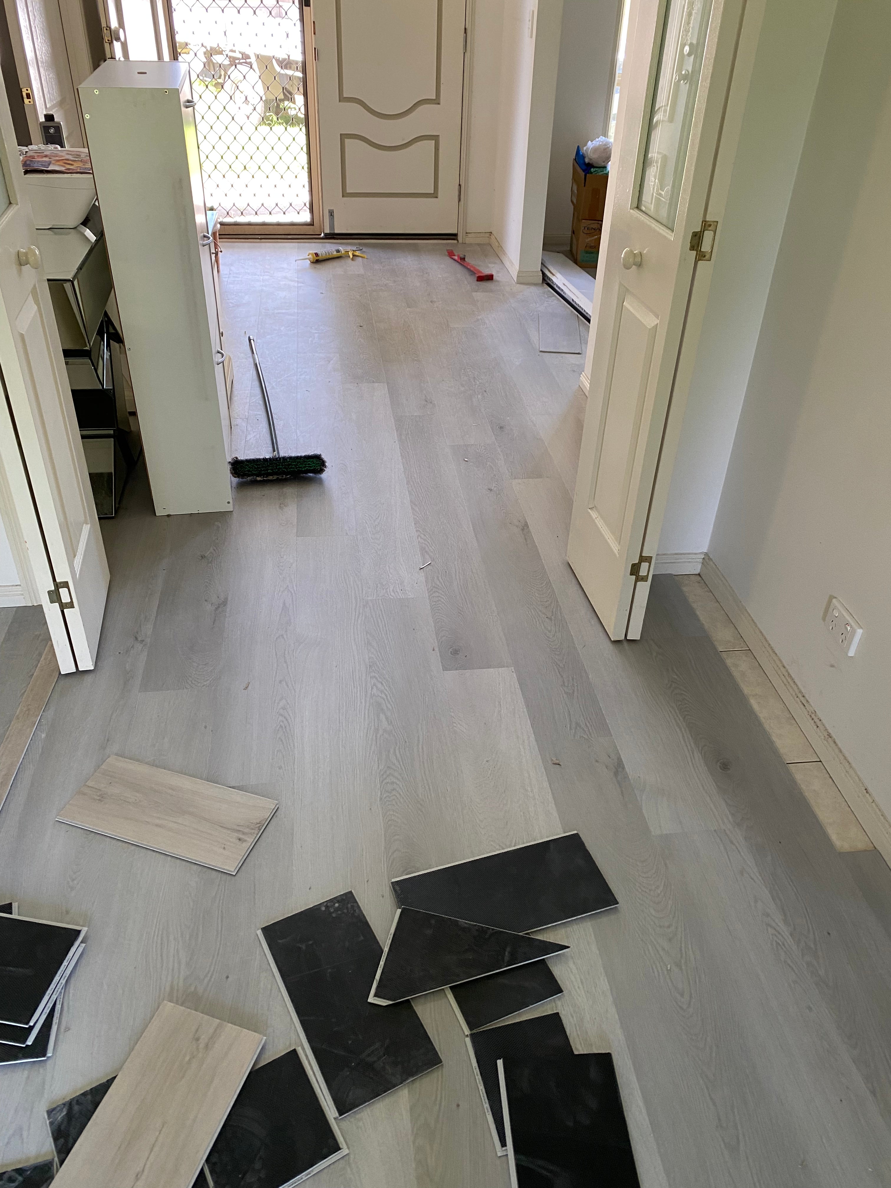 Light Grey SPC Hybrid Floorboards 5+1.5mm